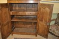 Rare petite armoire en bois de chêne