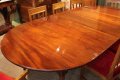 Table ronde en acajou massif