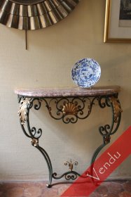 Console en fer forgé