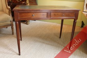 Petit bureau acajou