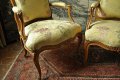Paire de fauteuils à dossiers plats