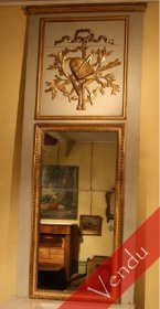 Trumeau de boiserie époque Louis XVI
