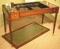 Table de trictrac en acajou époque Louis XVI