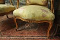 Paire de fauteuils à dossiers plats