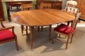 Table ronde à allonges