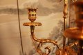 Belle paire de candélabres à trois lumières