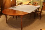 Table ronde acajou