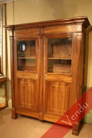 Bibliothèque Directoire en noyer