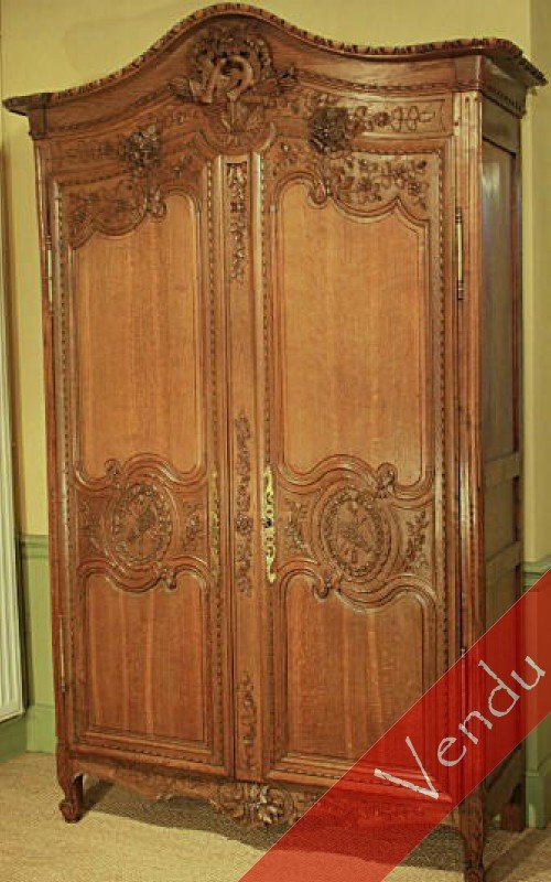 Bertrand Barnet Antiquaire Armoire Normande De Mariage