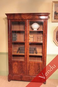 Bibliothèque en acajou 