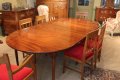 Table ronde en acajou massif