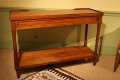 Console desserte Directoire en bois fruitier