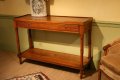 Console desserte Directoire en bois fruitier