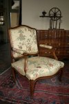 Fauteuil à dossier plat