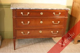 commode acajou époque Louis XVI