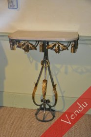 Console fer forgé 1950