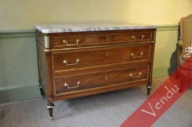Commode acajou Louis XVI