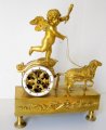 Pendule au char époque empire