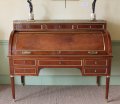Large bureau Cylindre en acajou époque Louis XVI