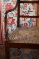 Quatre élégants fauteuils acajou