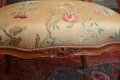 Paire de fauteuils Louis XV à dossiers plats