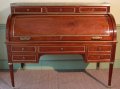 Large bureau Cylindre en acajou époque Louis XVI